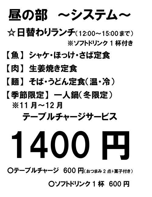 メニュー